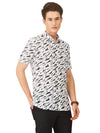 Soft Handloom Shirt With Tiger Design Print