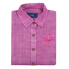 Textured Soft Handloom Lotus Pink Shirt