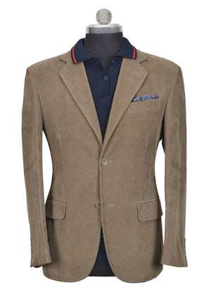 Beige Slim Fit Jacket, Size 38/48