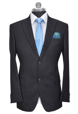 Black slim fit suit. Suit size 40 / Trouser size 34"