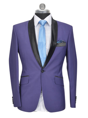Purple Slim Fit Tuxedo Jacket.Size 38/48