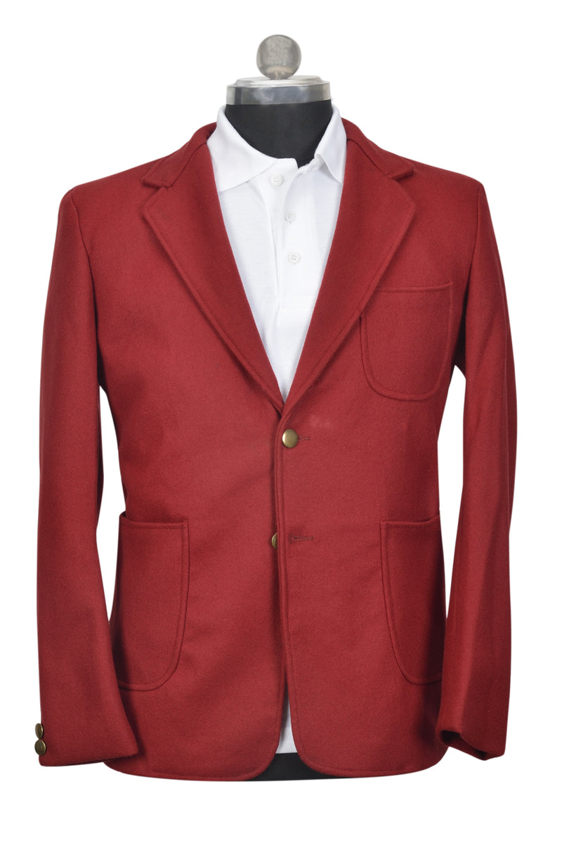 Red slim fit jacket. Size  38/48